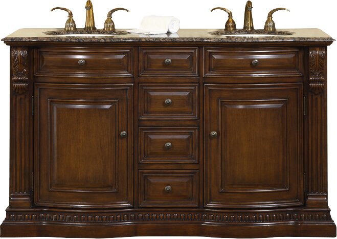 Ramsel 60 Double Bathroom Vanity Set